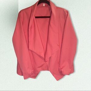 NWOT- Unbranded Coral Blazer - fits like LARGE